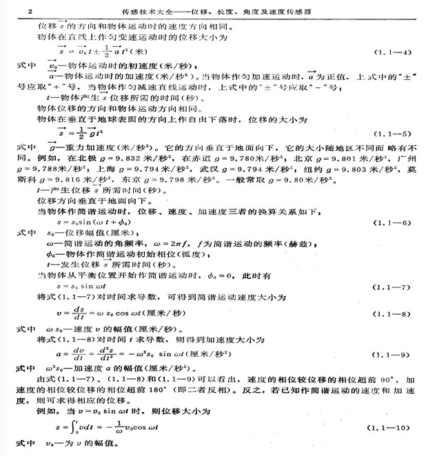 位移傳感器
