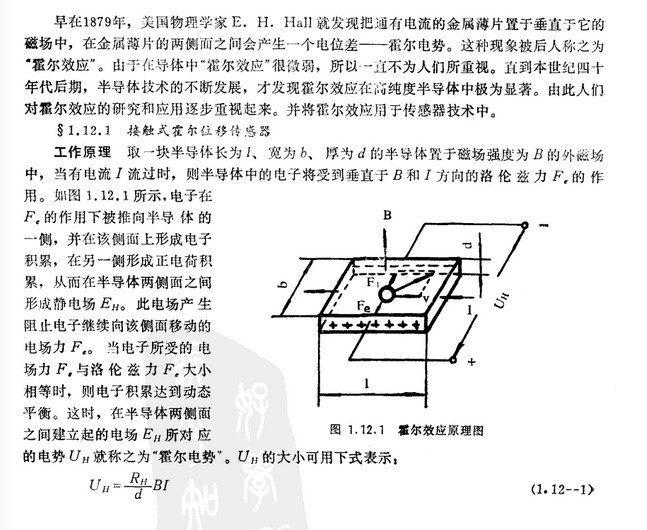 霍爾位移傳感器